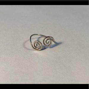 Sterling Silver Swirls Ring